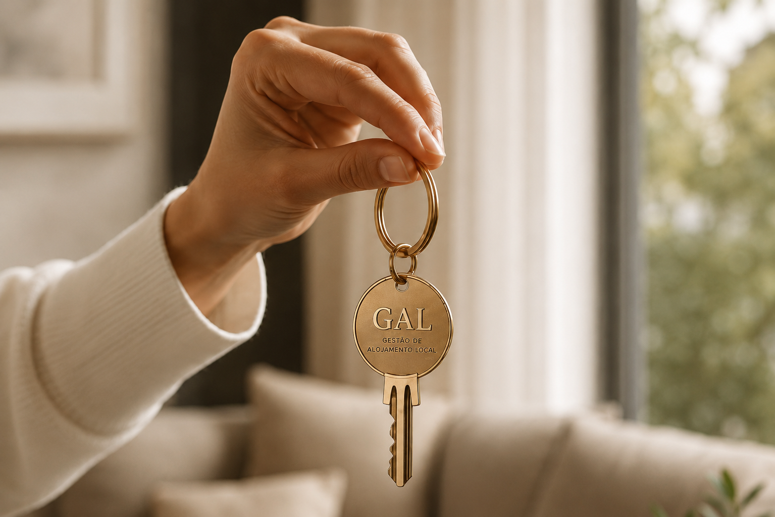 Gestão de alojamento local — apartamento preparado para hóspedes